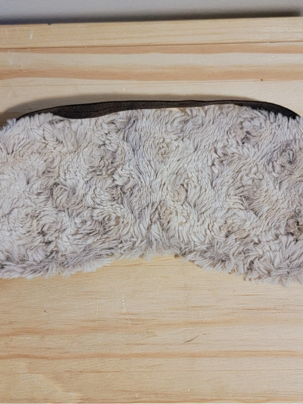 Multicolor Pastel Faux Fur Sleep Mask - Soft Comfort Eye Mask